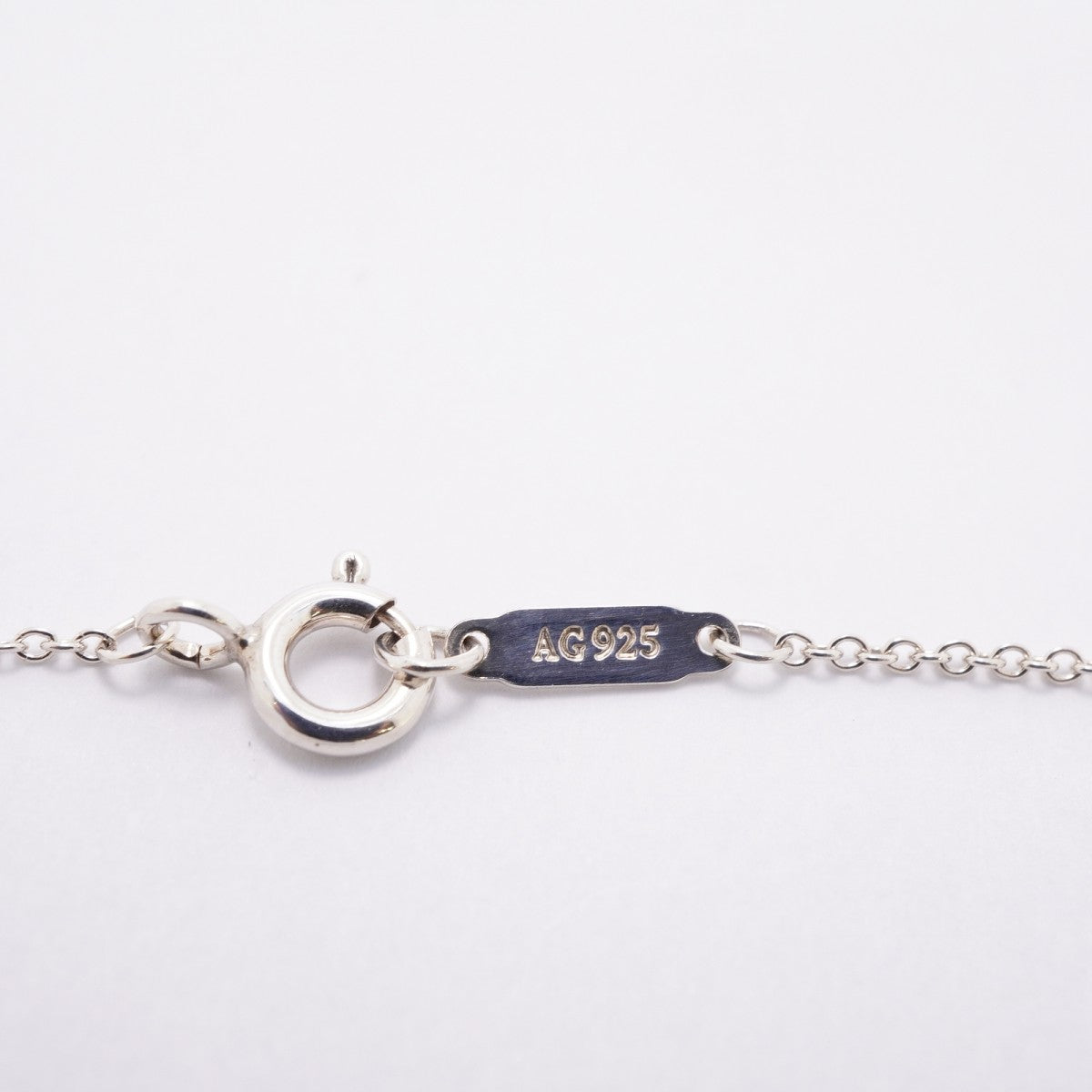 【6jfb0122-k】ティファニー ネックレス ダブルリターントゥハート シルバー925 ブルー【中古】レディース