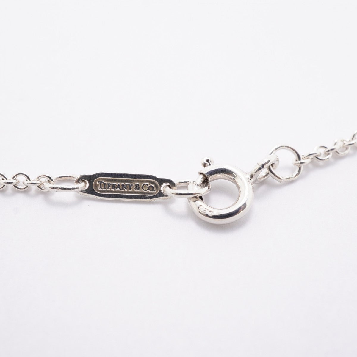 【6jfb0123-k】ティファニー ネックレス シグネチャークロス K18YG イエローゴールド シルバー925【中古】レディース