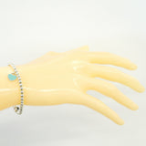 【6jfb0124-k】ティファニー ブレスレット リターントゥハート/ボールチェーン シルバー925 ブルー【中古】レディース