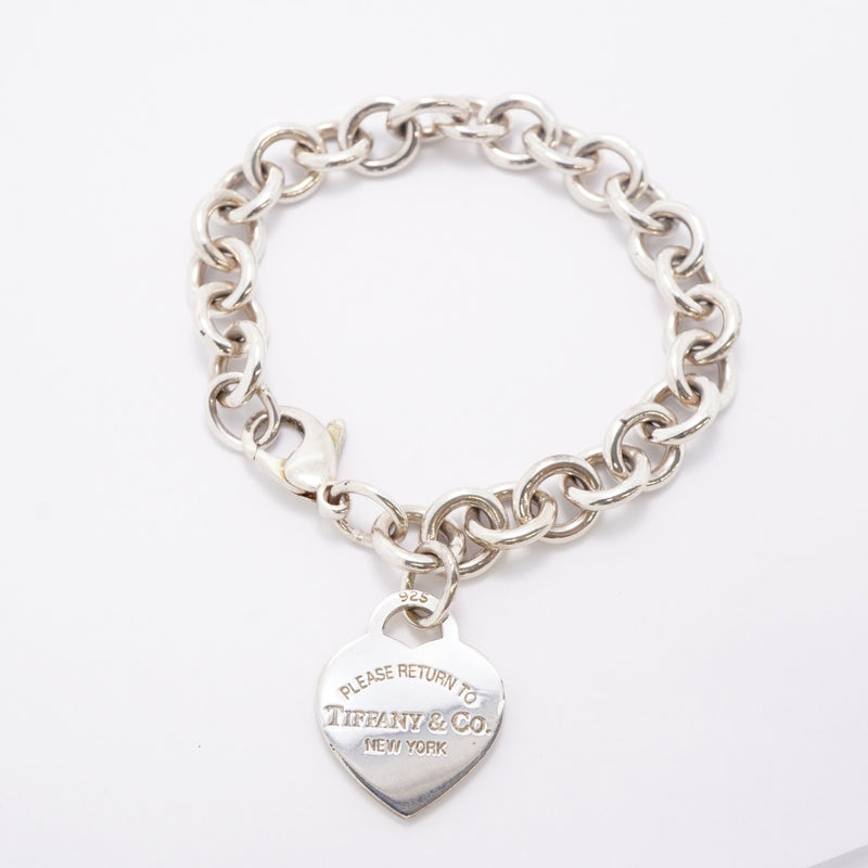 【6jfb0125-k】ティファニー ブレスレット リターントゥハート シルバー925【中古】レディース