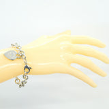 【6jfb0125-k】ティファニー ブレスレット リターントゥハート シルバー925【中古】レディース