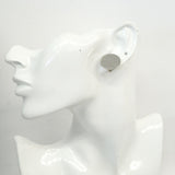【6jfb0126-k】エルメス イヤリング セリエ メタル シルバー【中古】レディース