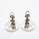 【6jfb0126-k】エルメス イヤリング セリエ メタル シルバー【中古】レディース