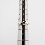 【6jfb0163-k】ティファニー リング フック&アイ K18YG イエローゴールド シルバー925 9.5号【中古】レディース