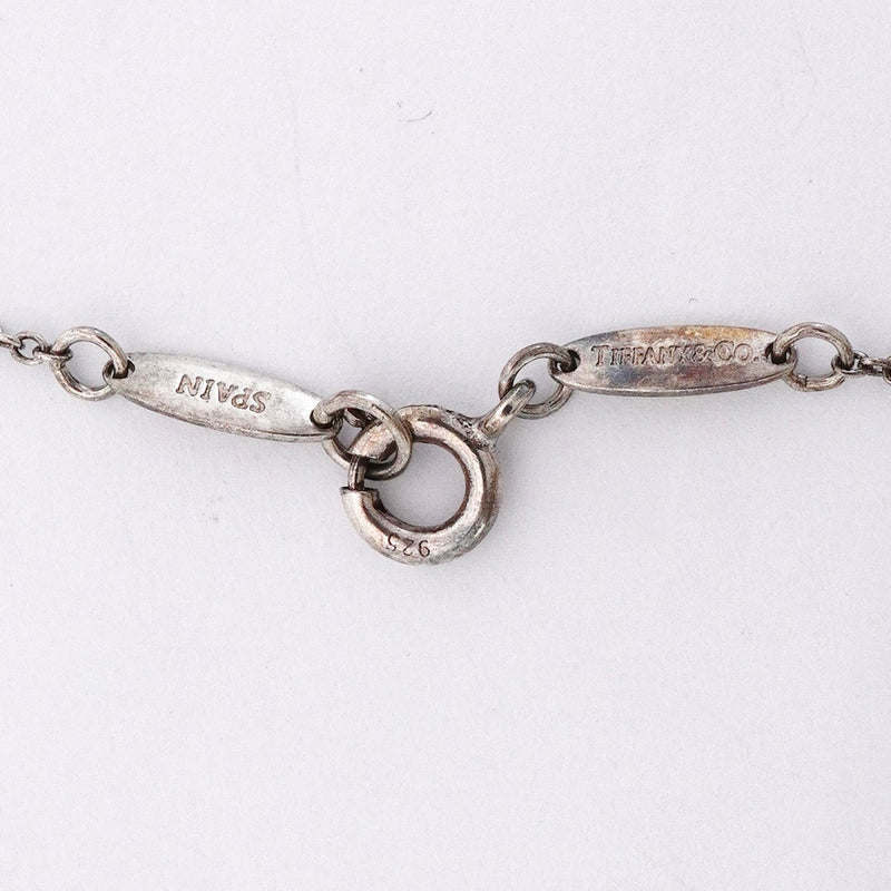【6jfb0168-k】ティファニー ネックレス オープンハート シルバー925【中古】レディース