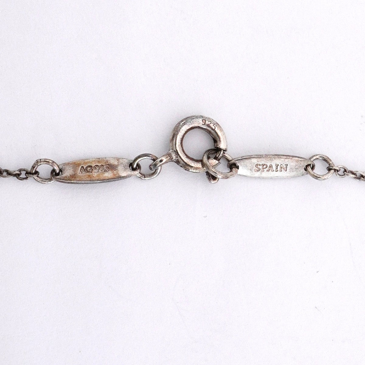 【6jfb0168-k】ティファニー ネックレス オープンハート シルバー925【中古】レディース