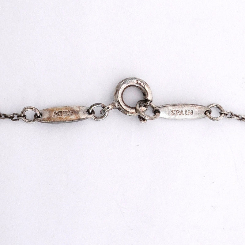 【6jfb0168-k】ティファニー ネックレス オープンハート シルバー925【中古】レディース
