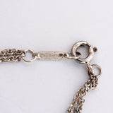 【6jfb0170-k】ティファニー ネックレス インフィニティ ダブルチェーン シルバー925【中古】レディース