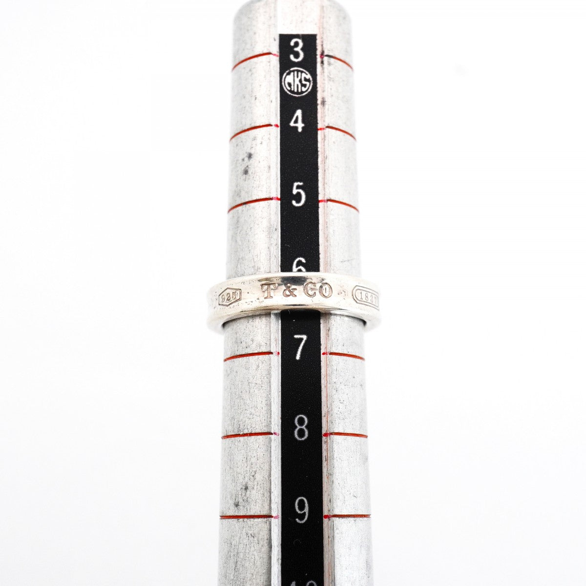 【6jfb0173-k】ティファニー リング ナロー シルバー925 6.5号【中古】レディース