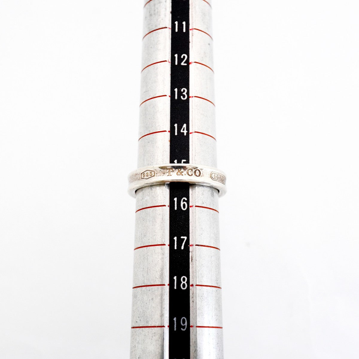 【6jfb0174-k】ティファニー リング ナロー シルバー925 15号【中古】レディース