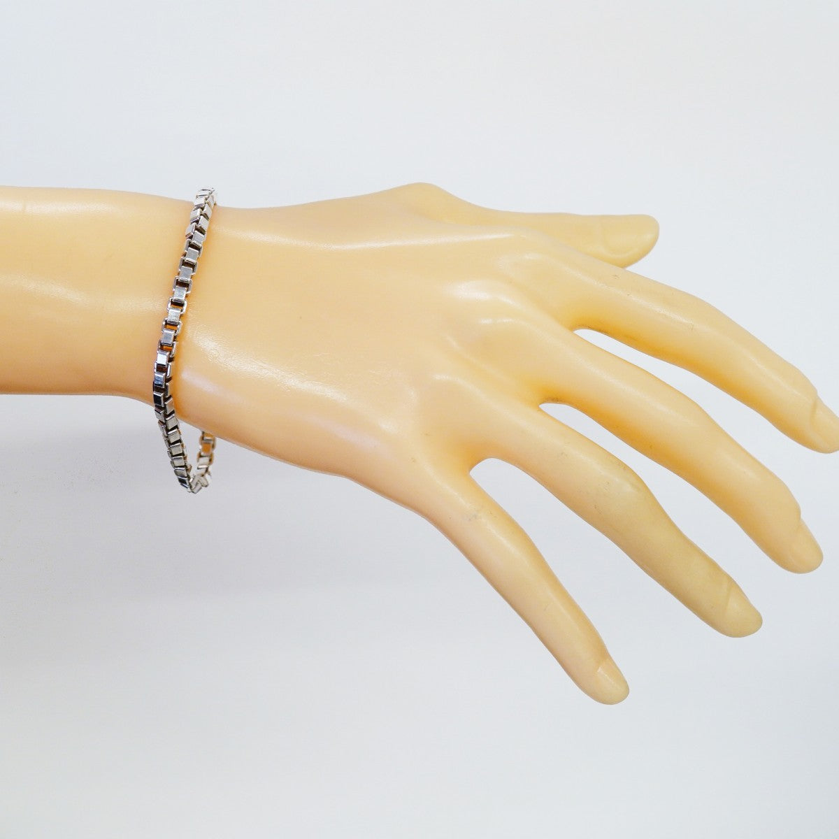 【6jfb0180-k】ティファニー ブレスレット ベネチアン シルバー925【中古】レディース