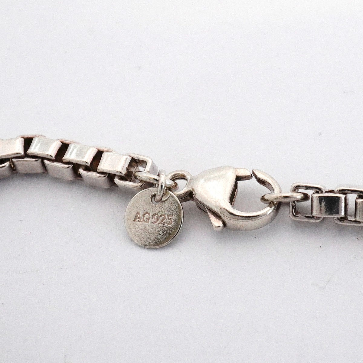 【6jfb0180-k】ティファニー ブレスレット ベネチアン シルバー925【中古】レディース