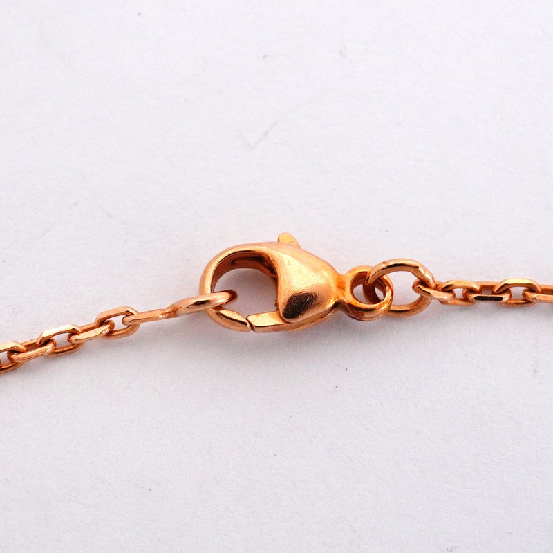 【6jfb0181-k】エルメス ネックレス ミニポップH GPメッキ グレー ピンクゴールド【中古】レディース