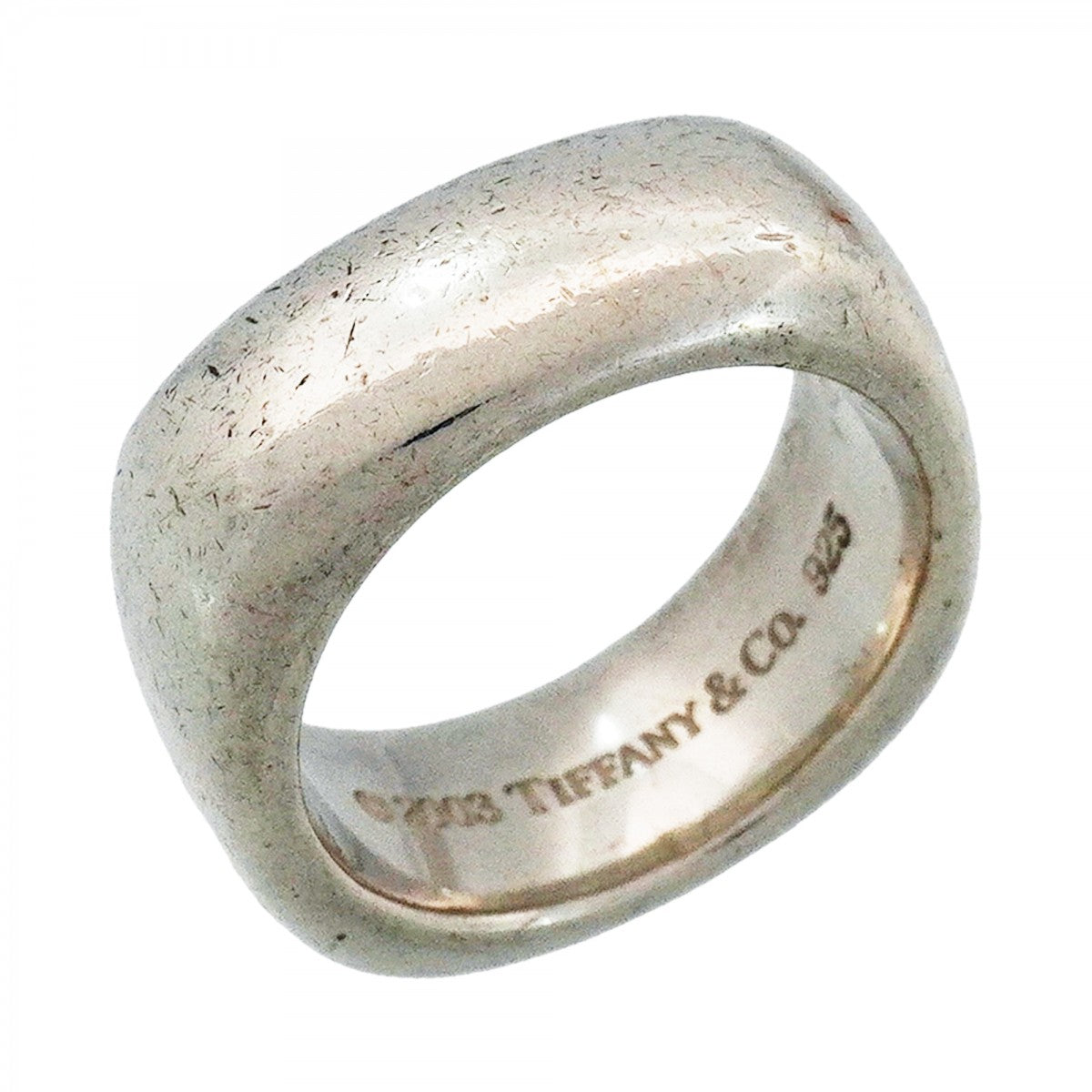 【6jfb0182-k】ティファニー リング スクエア シルバー925 11.5号【中古】レディース