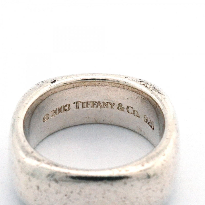 【6jfb0182-k】ティファニー リング スクエア シルバー925 11.5号【中古】レディース