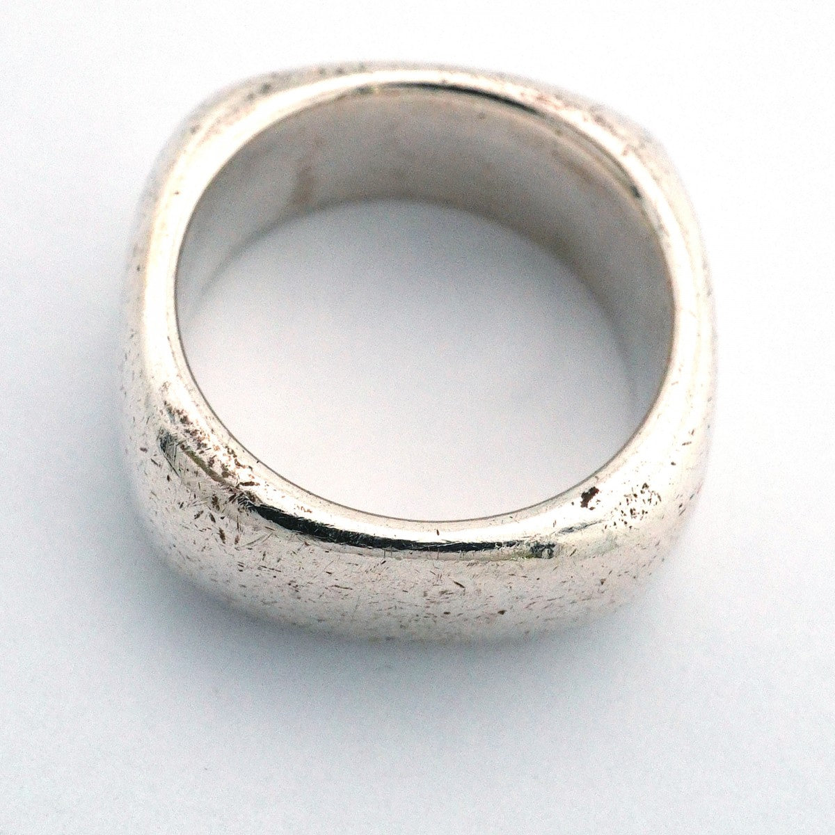 【6jfb0182-k】ティファニー リング スクエア シルバー925 11.5号【中古】レディース