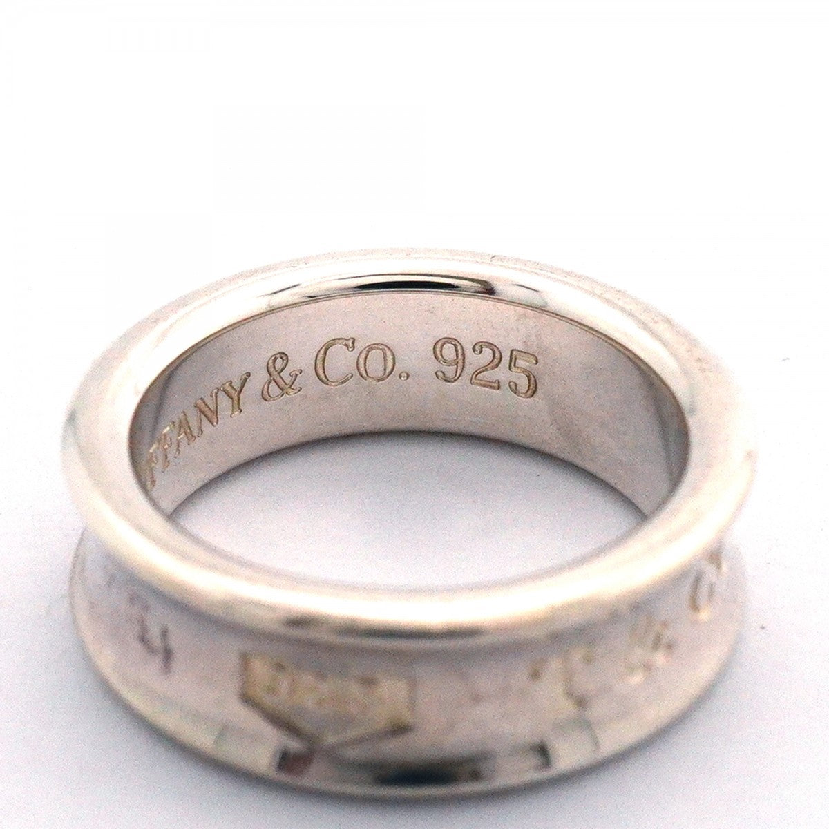 【6jfb0183-k】ティファニー リング ナロー シルバー925 12.5号【中古】レディース