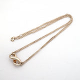 【6jfb0186-k】ティファニー ネックレス インフィニティ ダブルチェーン シルバー925【中古】レディース