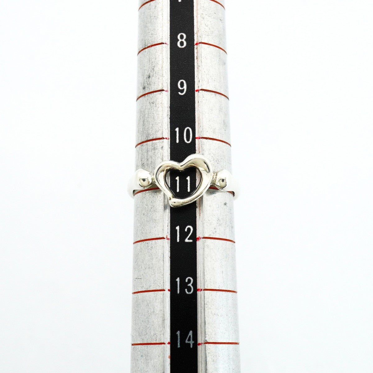 【6jfb0192-k】ティファニー リング オープンハート シルバー925 11号【中古】レディース
