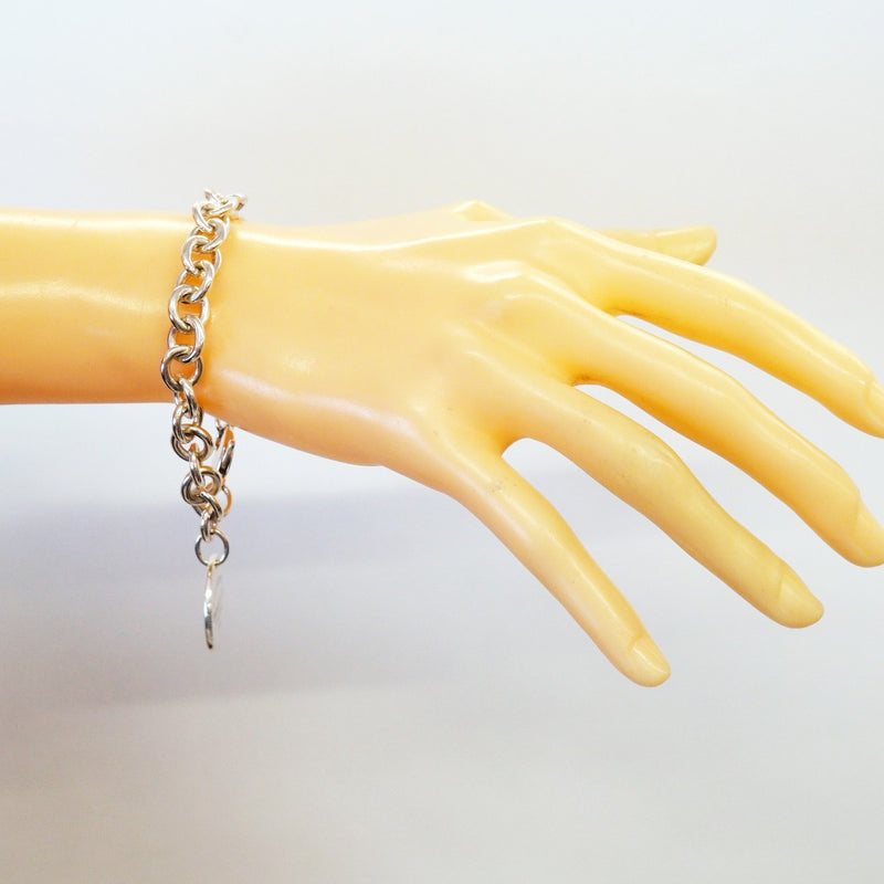 【6jfb0195-k】ティファニー ブレスレット リターントゥ 丸型 サークル シルバー925【中古】レディース