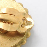 【6jfb0198-k】シャネル イヤリング ヴィンテージ ココマーク GPメッキ ゴールド ブラック【中古】レディース