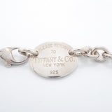 【6jfb0199-k】ティファニー ネックレス リターントゥ オーバル シルバー925【中古】レディース