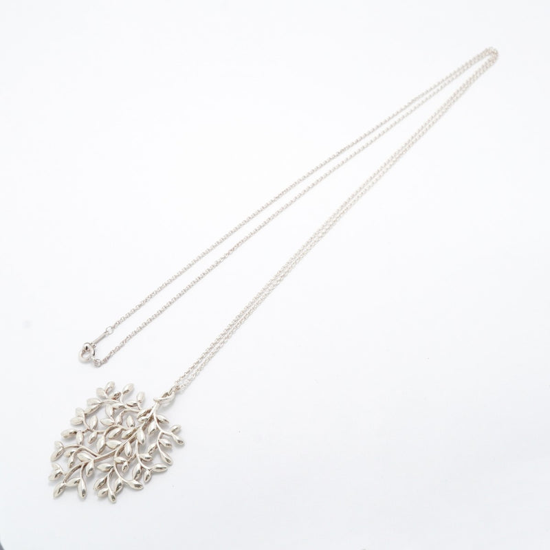 【6jfb0201-k】ティファニー ネックレス オリーブリーフ シルバー925【中古】レディース
