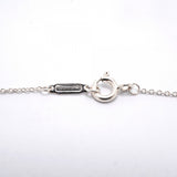 【6jfb0205-k】ティファニー ネックレス ダブルリターントゥハート シルバー925 ブルー【中古】レディース