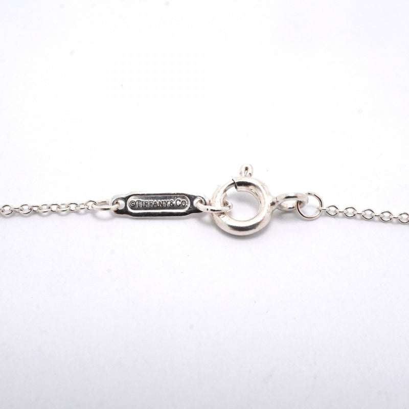 【6jfb0205-k】ティファニー ネックレス ダブルリターントゥハート シルバー925 ブルー【中古】レディース