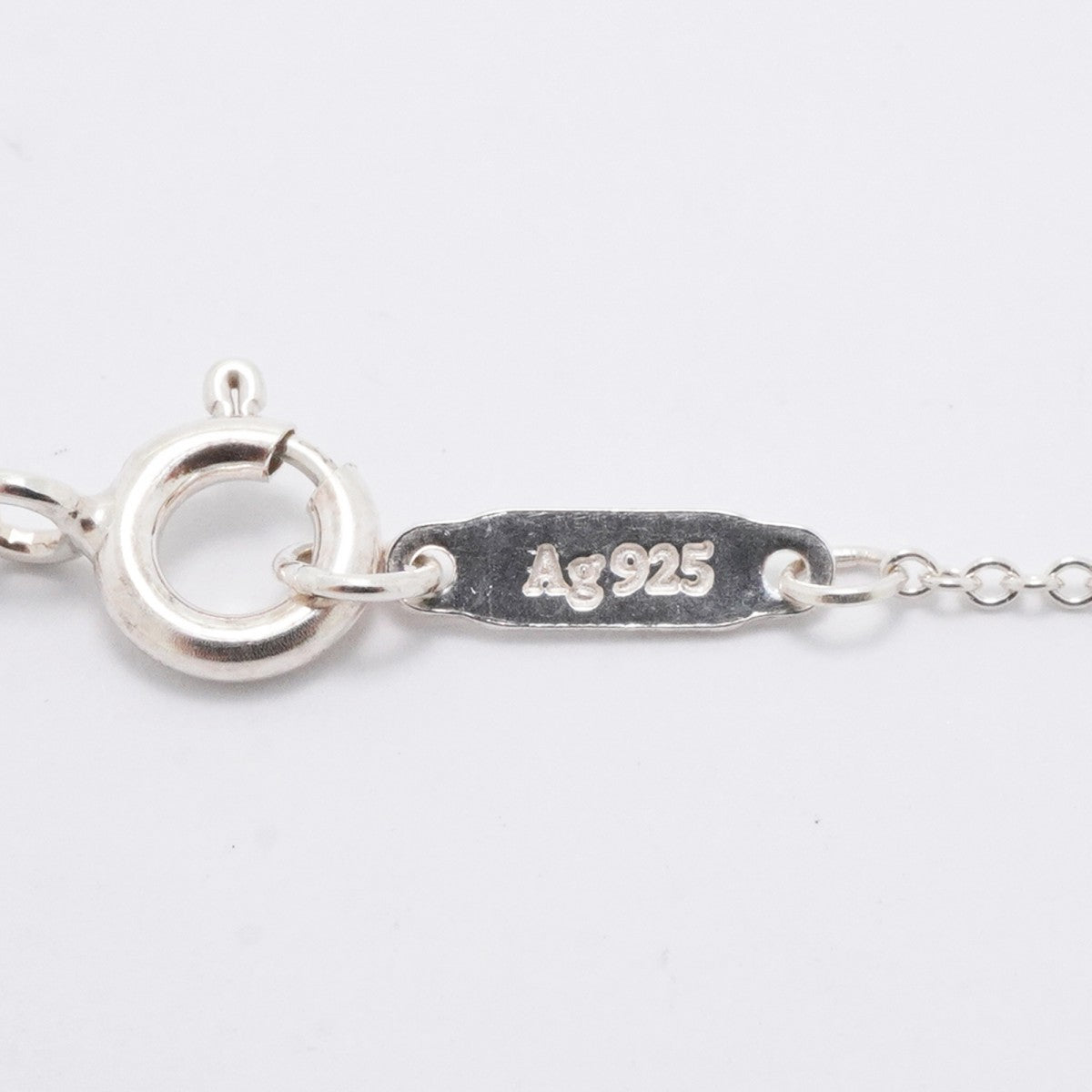 【6jfb0205-k】ティファニー ネックレス ダブルリターントゥハート シルバー925 ブルー【中古】レディース