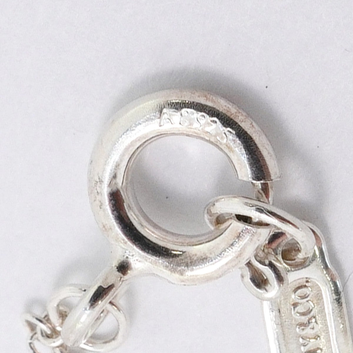 【6jfb0205-k】ティファニー ネックレス ダブルリターントゥハート シルバー925 ブルー【中古】レディース