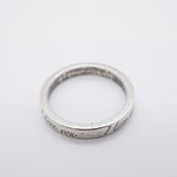 【6jfb0206-k】ティファニー リング ノーツ/アイラブユー シルバー925 8.5号【中古】レディース