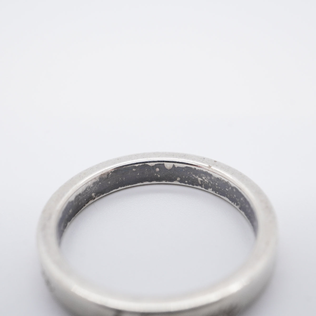 【6jfb0206-k】ティファニー リング ノーツ/アイラブユー シルバー925 8.5号【中古】レディース