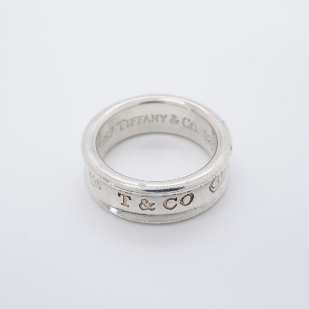 【6jfb0207-k】ティファニー リング ナロー シルバー925 13号【中古】レディース