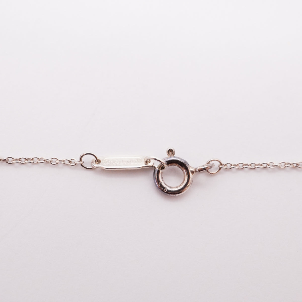 【6jfb0210-k】ティファニー ネックレス 1837/インターロッキング シルバー925 ルベドメタル【中古】レディース