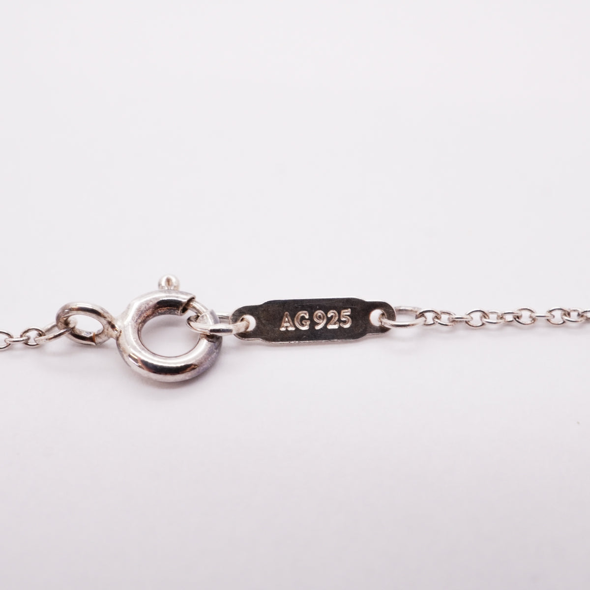 【6jfb0210-k】ティファニー ネックレス 1837/インターロッキング シルバー925 ルベドメタル【中古】レディース