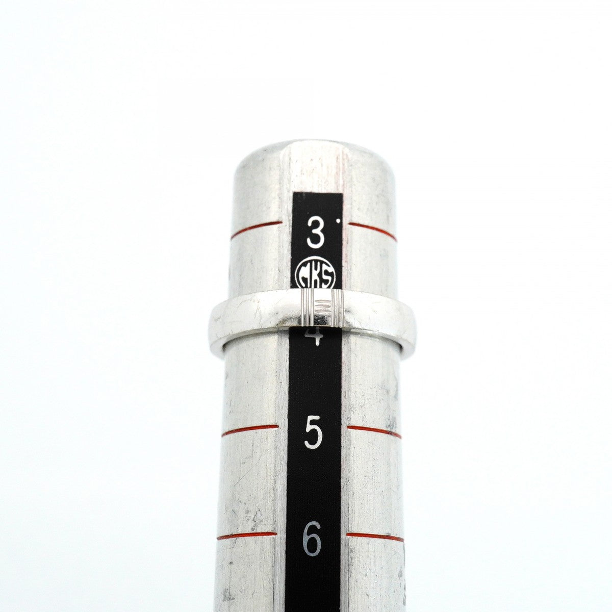 【6jfb0216】エルメス リング アリアンス/ケリー K18WG ホワイトゴールド ＃44【中古】レディース