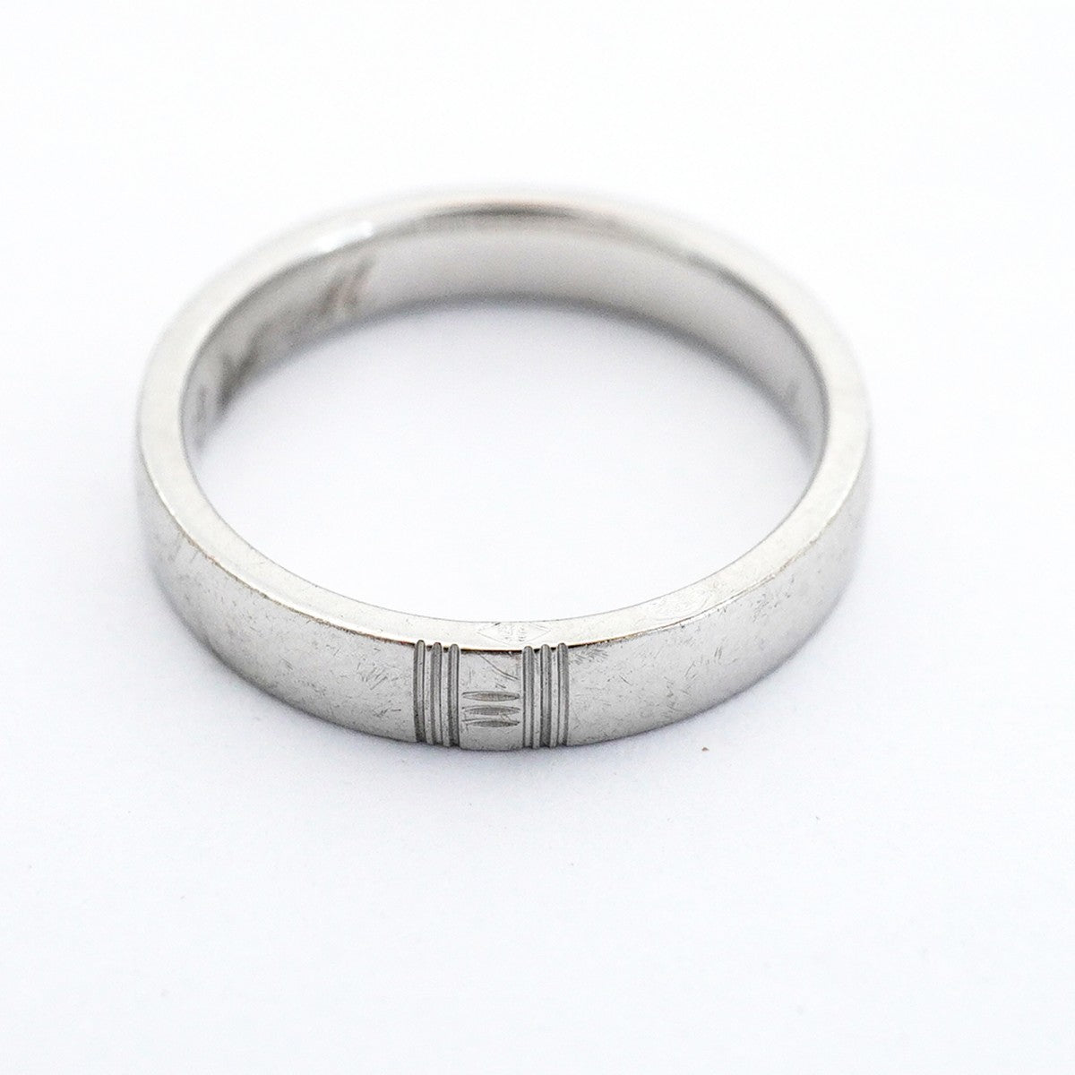 【6jfb0216】エルメス リング アリアンス/ケリー K18WG ホワイトゴールド ＃44【中古】レディース