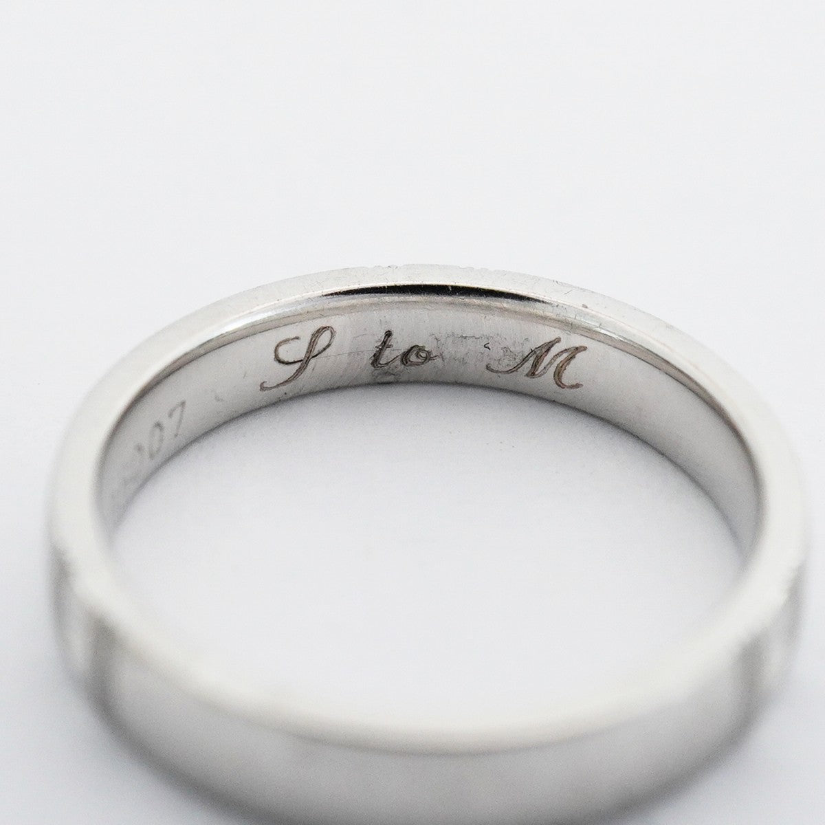 【6jfb0216】エルメス リング アリアンス/ケリー K18WG ホワイトゴールド ＃44【中古】レディース