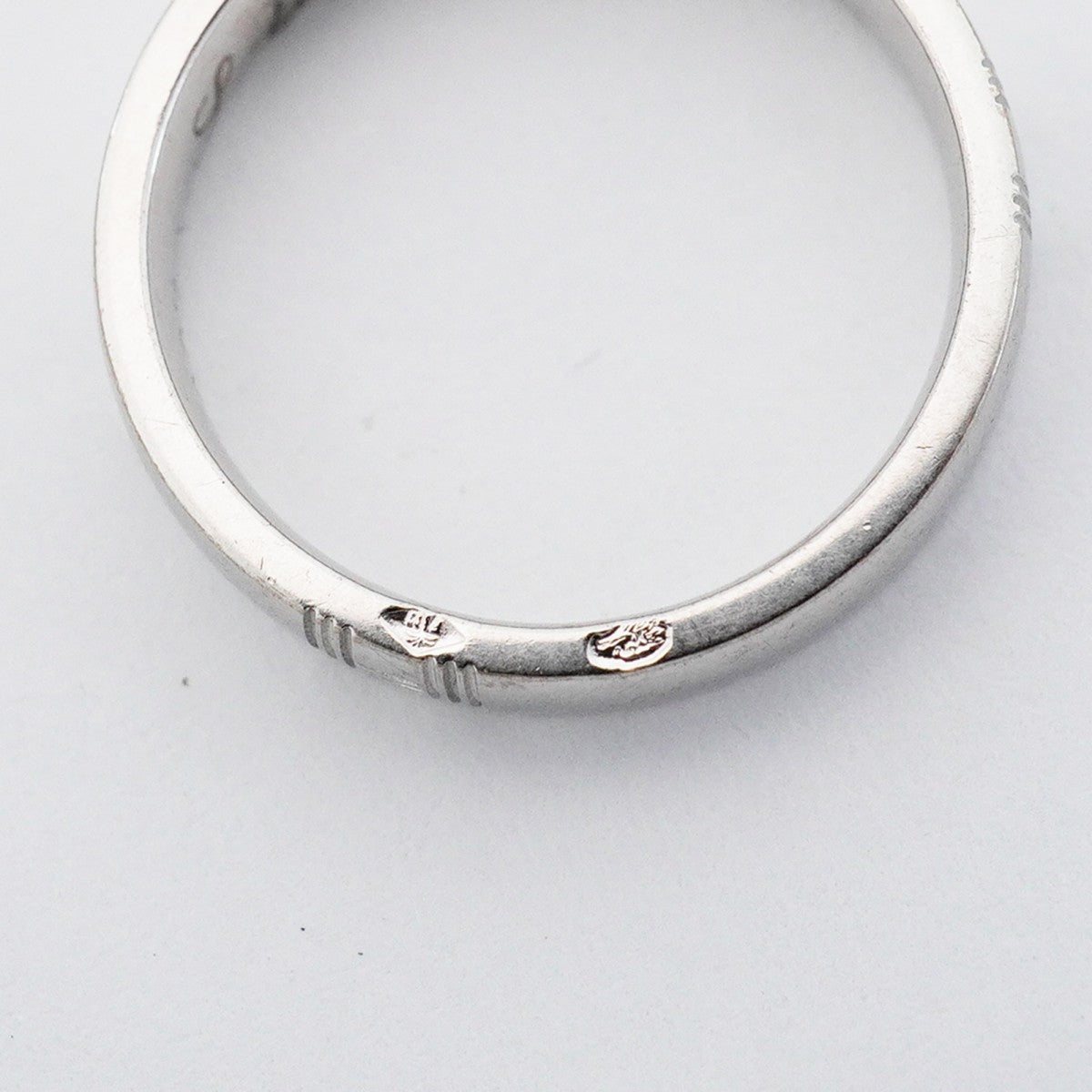 【6jfb0216】エルメス リング アリアンス/ケリー K18WG ホワイトゴールド ＃44【中古】レディース