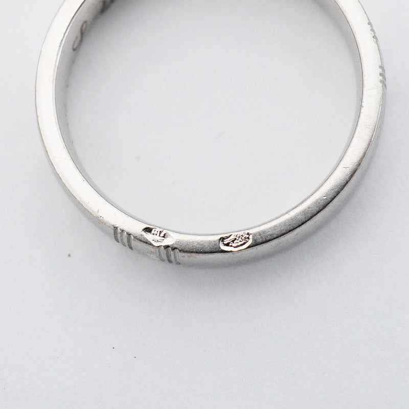 【6jfb0216】エルメス リング アリアンス/ケリー K18WG ホワイトゴールド ＃44【中古】レディース