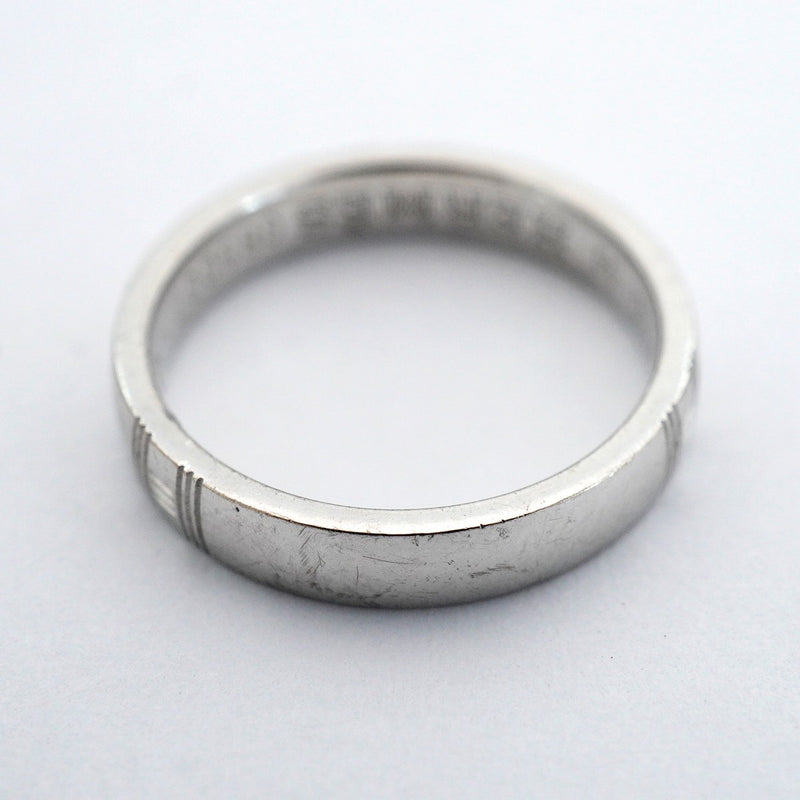 【6jfb0216】エルメス リング アリアンス/ケリー K18WG ホワイトゴールド ＃44【中古】レディース