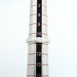 【6jfb0220】ティファニー リング カーブドバンド 1PD Pt950 プラチナ ダイヤモンド 10.5号【中古】レディース