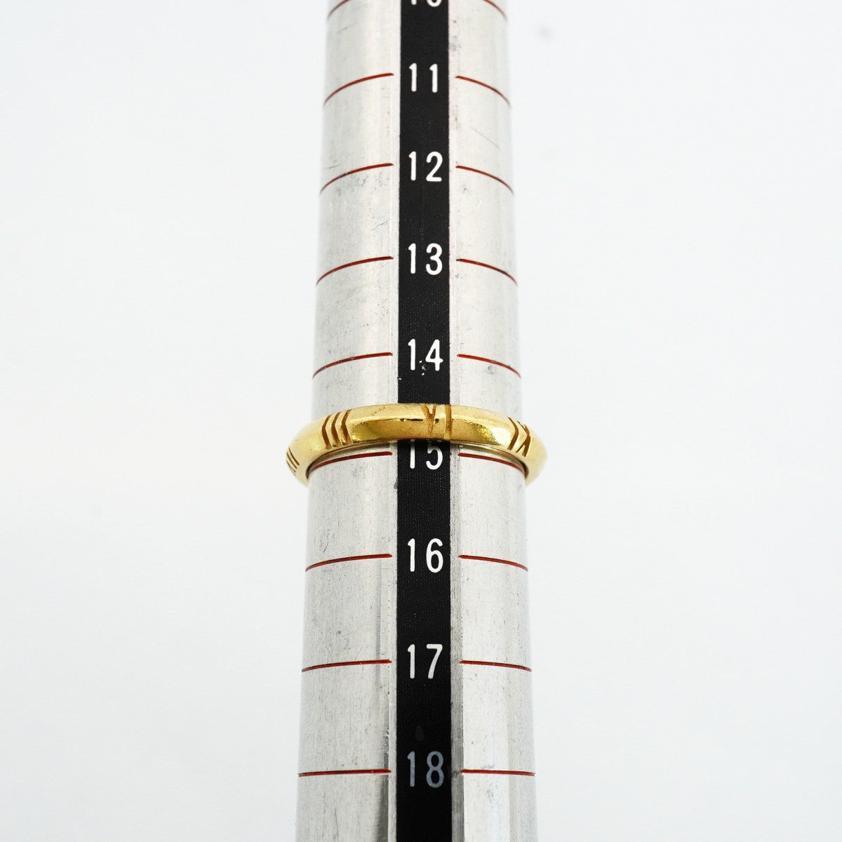 【6jfb0223】ティファニー リング アトラス クローズド/ナロー K18YG イエローゴールド 14.5号【中古】レディース