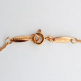 【6jfb0230】ティファニー ネックレス バイザヤード 1PD K18PG ピンクゴールド ダイヤモンド【中古】レディース