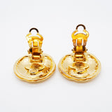 【6jfb0232-k】シャネル イヤリング ヴィンテージ ココマーク GPメッキ ゴールド【中古】レディース