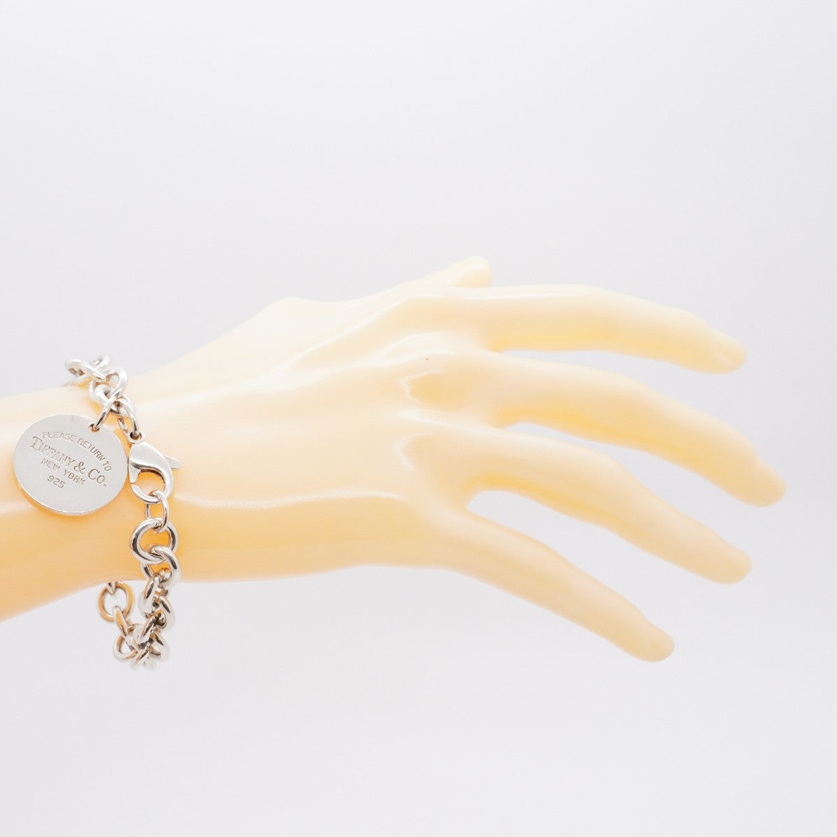【6jfb0236-k】ティファニー ブレスレット リターントゥ 丸型 サークル シルバー925【中古】レディース