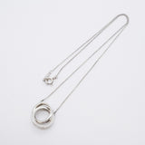 【6jfb0237-k】ティファニー ネックレス 1837/インターロッキング シルバー925【中古】レディース