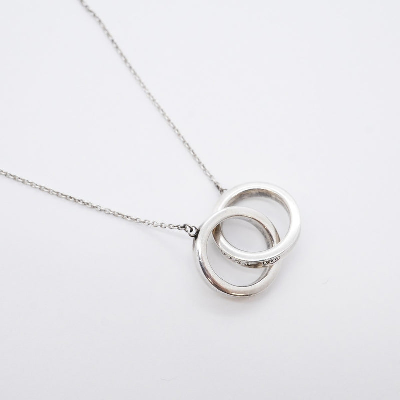 【6jfb0237-k】ティファニー ネックレス 1837/インターロッキング シルバー925【中古】レディース