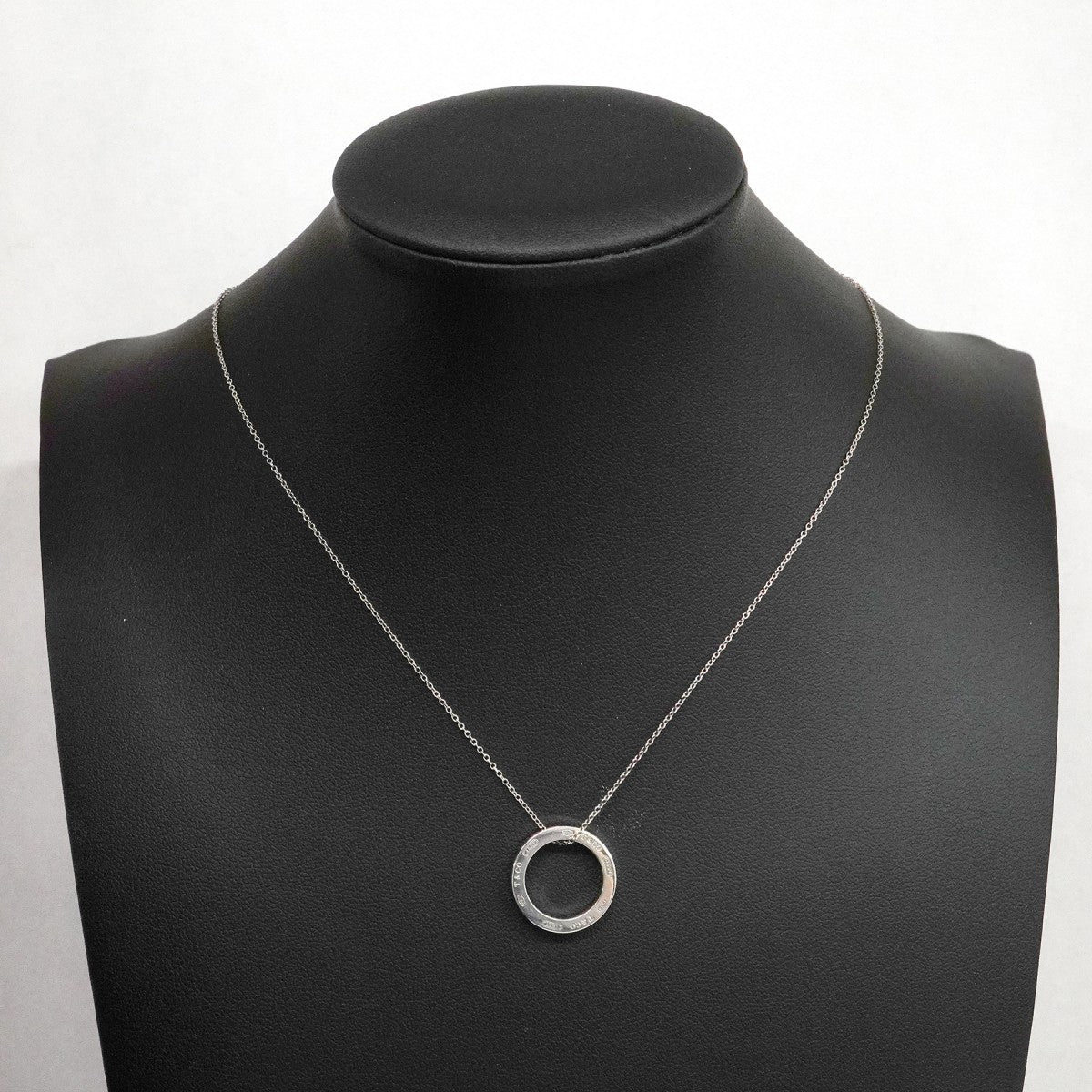 【6jfb0239-k】ティファニー ネックレス 1837/サークル シルバー925【中古】レディース